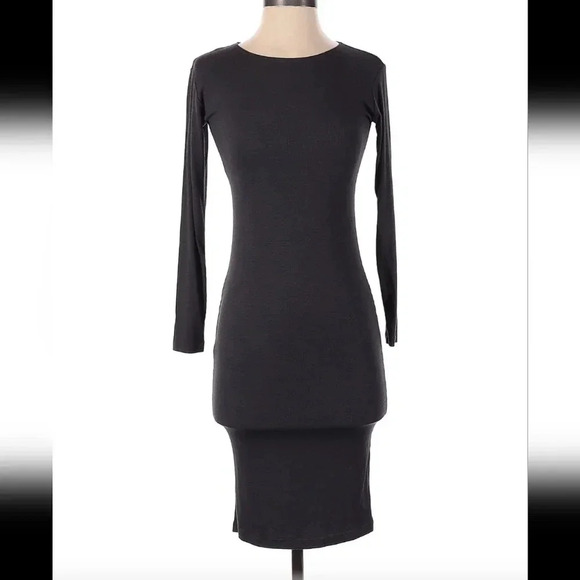 Mimu Maxi Modest Ribbed Bodycon Dress - Picture 4 of 6